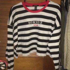 Cropped thermal shirt